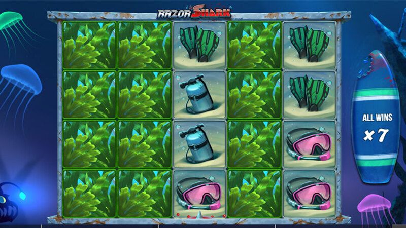 geldgewinn mit Razor Shark